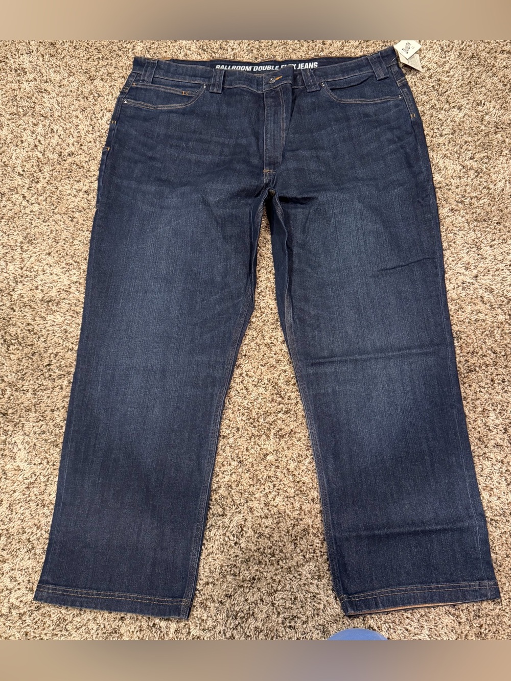 Duluth Trading Co Dark Indigo Relaxed Fit Men's Jeans